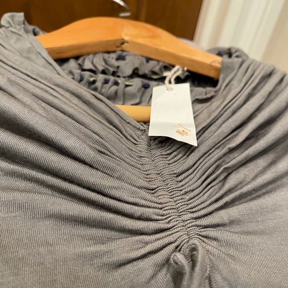 New Boho Grey quilted back long sleeve tunic - Picture 13 of 14